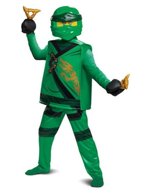  Lloyd-Kostüm Lego Ninjago™ für Kinder gün-schwarz-gold, fig. 2 