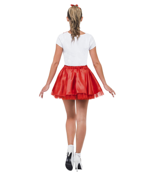  Grease™-Damenkostüm Cheerleaderin Sandy Faschings-Verkleidung rot-weiss, fig. 2 