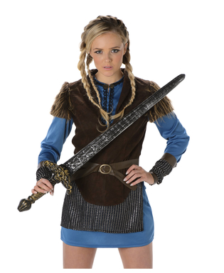  Déguisement viking bleu femme, fig. 2 