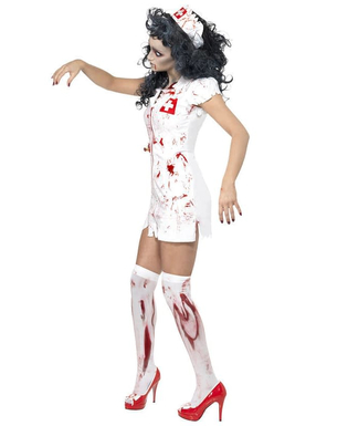  Zombiekrankenschwester-Kostüm für Damen Halloween, fig. 2 