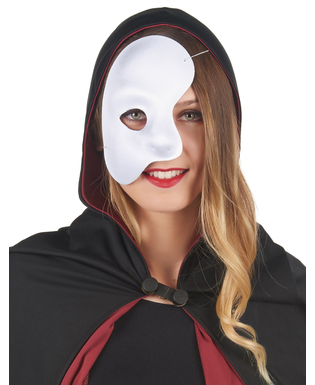  Halbmaske für Erwachsene weiß, fig. 2 