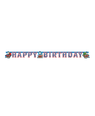  Happy Birthday Thomas and Friends Pappgirlande 180 x 15 cm, fig. 2 