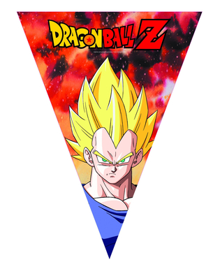  Guirlande fanions Dragon Ball Z™ 360 cm, fig. 2 