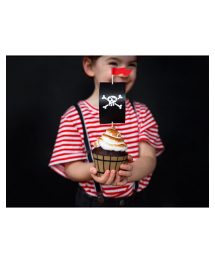  Kit à cupcake fête de pirate 4,8 x 7,6 x 4,6 cm - 20 cm, fig. 2 