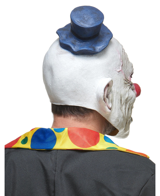  Masque latex clown hideux adulte, fig. 2 