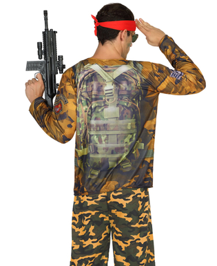  T-shirt militaire homme, fig. 2 