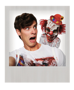  T-shirt selfie clown effayant adulte, fig. 2 