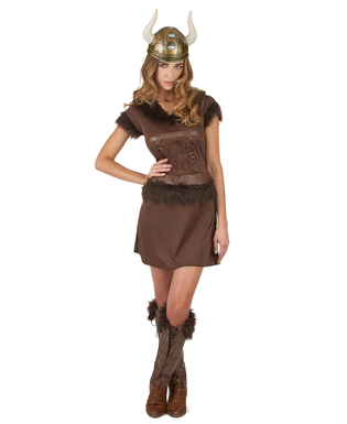  Déguisement Viking Sexy marron Femme, fig. 2 