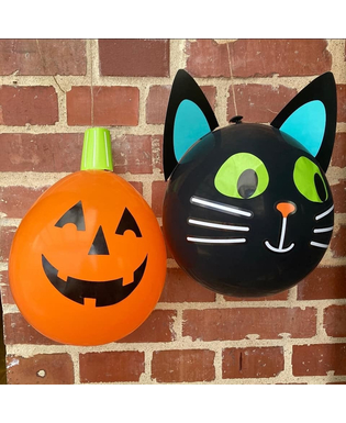  2 Ballons latex DIY Halloween Friends 30 cm, fig. 4 