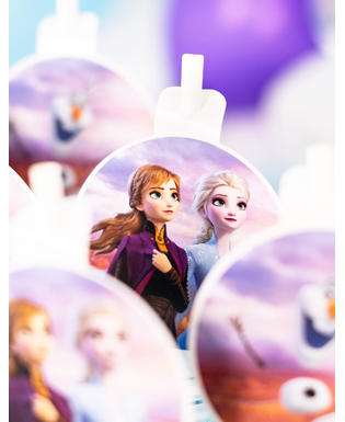  Disney Frozen2™-Strohhalme Party-Zubehör 4 Stück bunt, fig. 3 