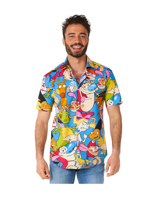  Nickelodeon™-Hemd für Herren 90er Jahre Opposuits bunt, fig. 3 