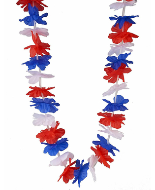  Collier hawaï tricolore supporter France adulte, fig. 1 