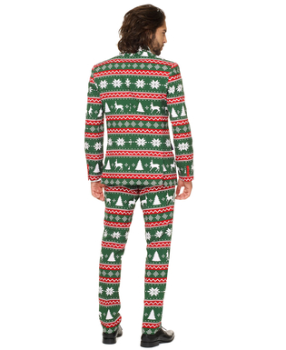  Mr. Festive Herrenkostüm Opposuits™ grün-weiß-rot, fig. 3 