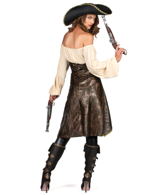  Déguisement pirate marron femme, fig. 3 