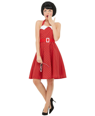  Déguisement rockabilly 50's rouge femme, fig. 4 