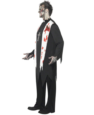  Déguisement zombie religieux homme Halloween, fig. 3 