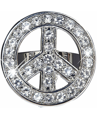  Bague hippie strass adulte, fig. 1 