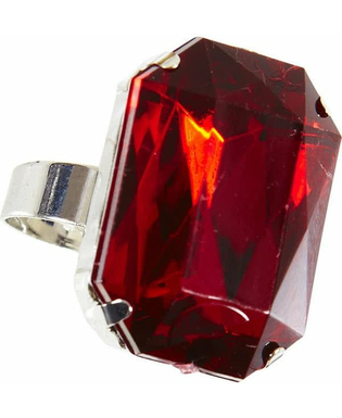  Bague pierre rouge femme Halloween, fig. 1 