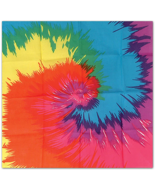  Bandana Hippie multicolore 55 x 55 cm, fig. 1 