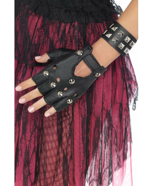  Bracelet noir punk adulte, fig. 1 