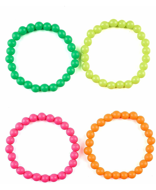  Bracelets lot de 4 multicolores adulte, fig. 1 