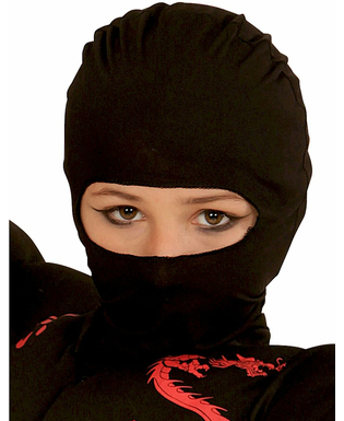  Schwarze Ninja Maske für Kinder, fig. 1 