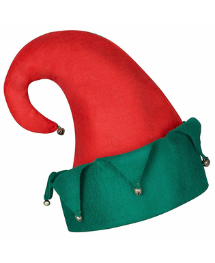  Chapeau lutin avec grelots Noël adulte, fig. 1 