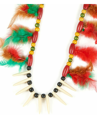  Collier indien à plumes, fig. 1 