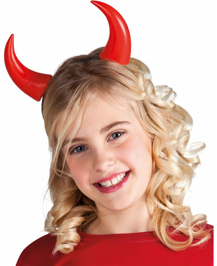  Cornes rouges enfant Halloween, fig. 1 