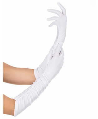  Gants blancs adulte 37 cm, fig. 1 