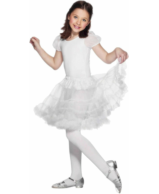  Jupon transparent blanc fille, fig. 1 