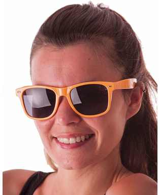  Lunettes blues fluo orange adulte, fig. 1 