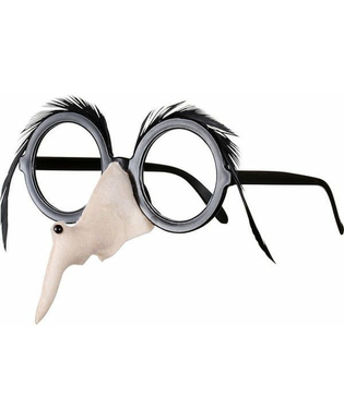  Lunettes nez et sourcils de sorcière femme Halloween, fig. 1 