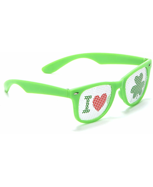  Lunettes vertes Saint-Patrick plastique adulte, fig. 1 