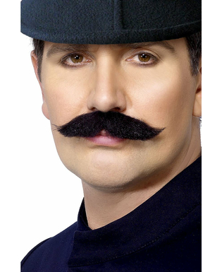  Moustache agent de police anglais adulte, fig. 1 