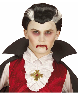  Perruque vampire bicolore enfant Halloween, fig. 1 