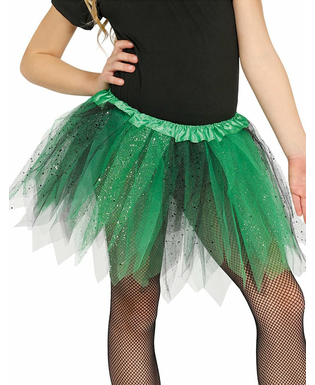  Tutu bicolore noir et vert à paillettes fille, fig. 1 