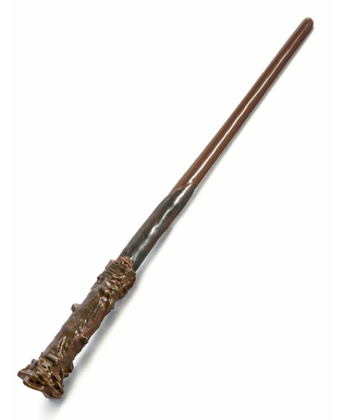  Harry Potter™-Zauberstab mit Glaskasten Accessoire braun 35 cm, fig. 1 