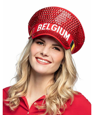  Casquette à strass supporter Belgique adulte, fig. 1 