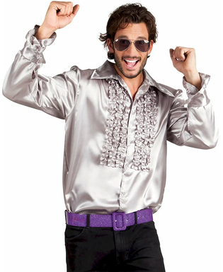  Chemise disco argentée homme, fig. 1 