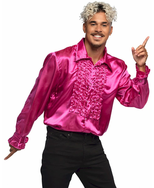  Chemise disco rose homme, fig. 1 