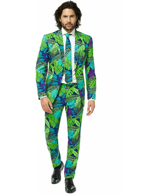  Juicy Jungle Opposuits™ Herrenanzug grün-blau, fig. 1 