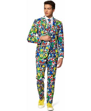  Super Mario™-Opposuits Herrenanzug bunt, fig. 1 