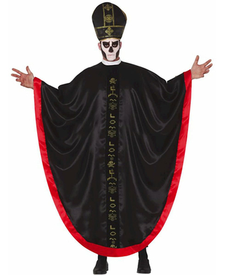  Déguisement cardinal satanique adulte, fig. 1 