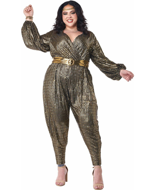  Déguisement disco queen grande taille femme, fig. 1 