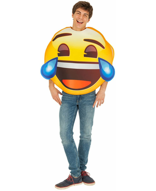  Déguisement Emoji fou rire adulte, fig. 1 