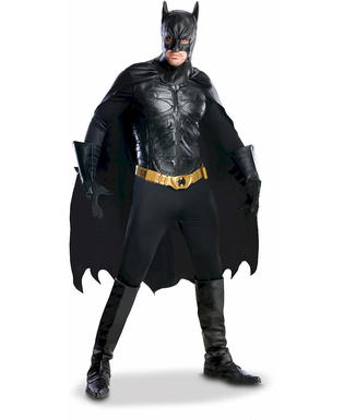  Batman Grand Heritage™-Herrenkostüm für Fasching schwarz-gold, fig. 1 