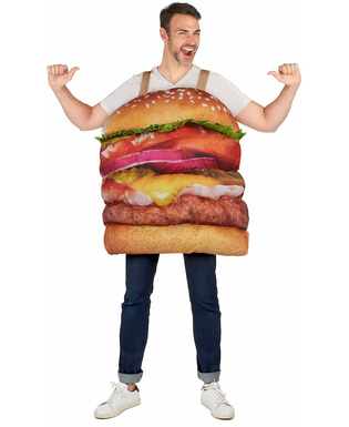 Déguisement hamburger réaliste adulte, fig. 1 