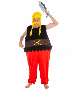  Verleihnix™-Kostüm für Herren Asterix und Obelix™ schwarz-rot, fig. 1 