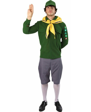  Déguisement scout vert homme, fig. 1 